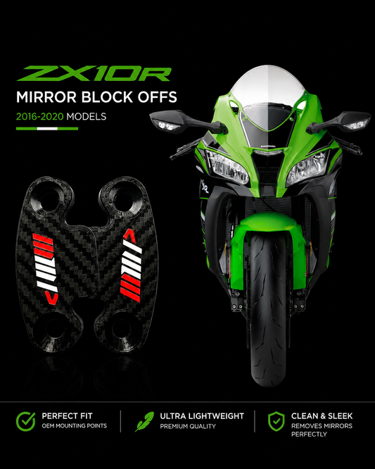 Kawasaki Zx10R 2016-2020 Mirror Block off